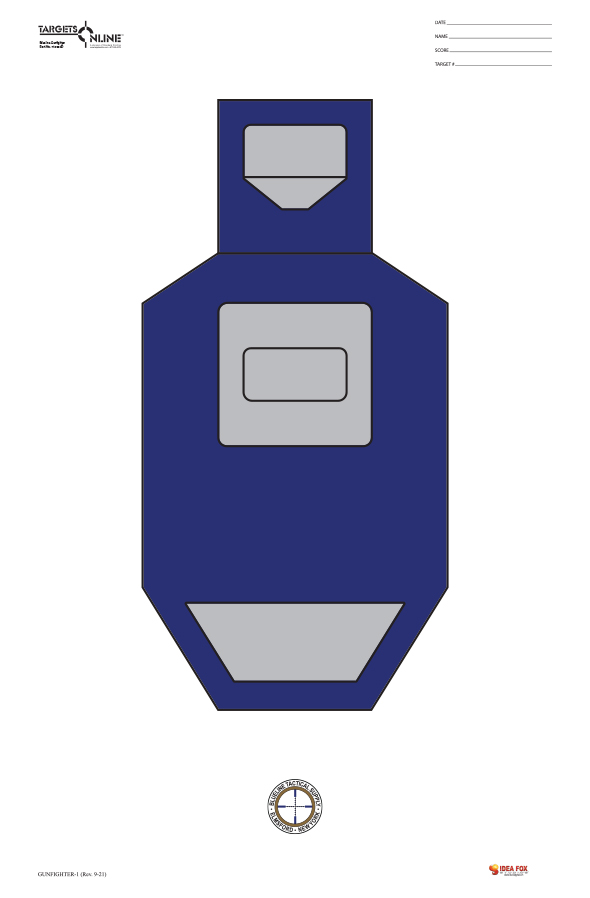 Blueline Gunfighter - Paper Blueline Gunfighter - Paper