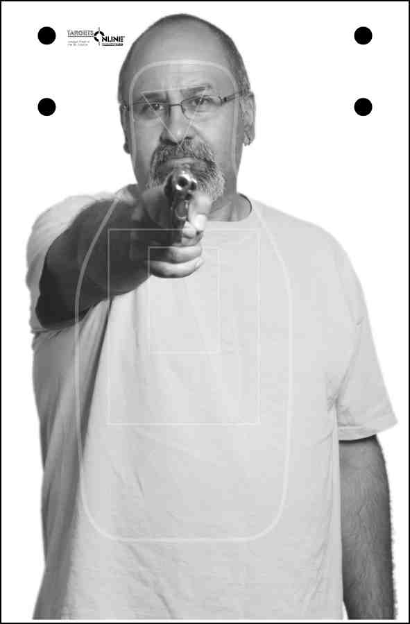 Handgun Threat 10 - Card Stock Handgun Threat 10 - Card Stock