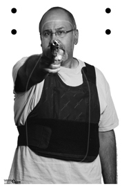 Handgun Threat 15 - Card Stock Handgun Threat 15 - Card Stock