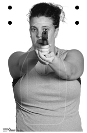 Handgun Threat 19 - Card Stock Handgun Threat 19 - Card Stock