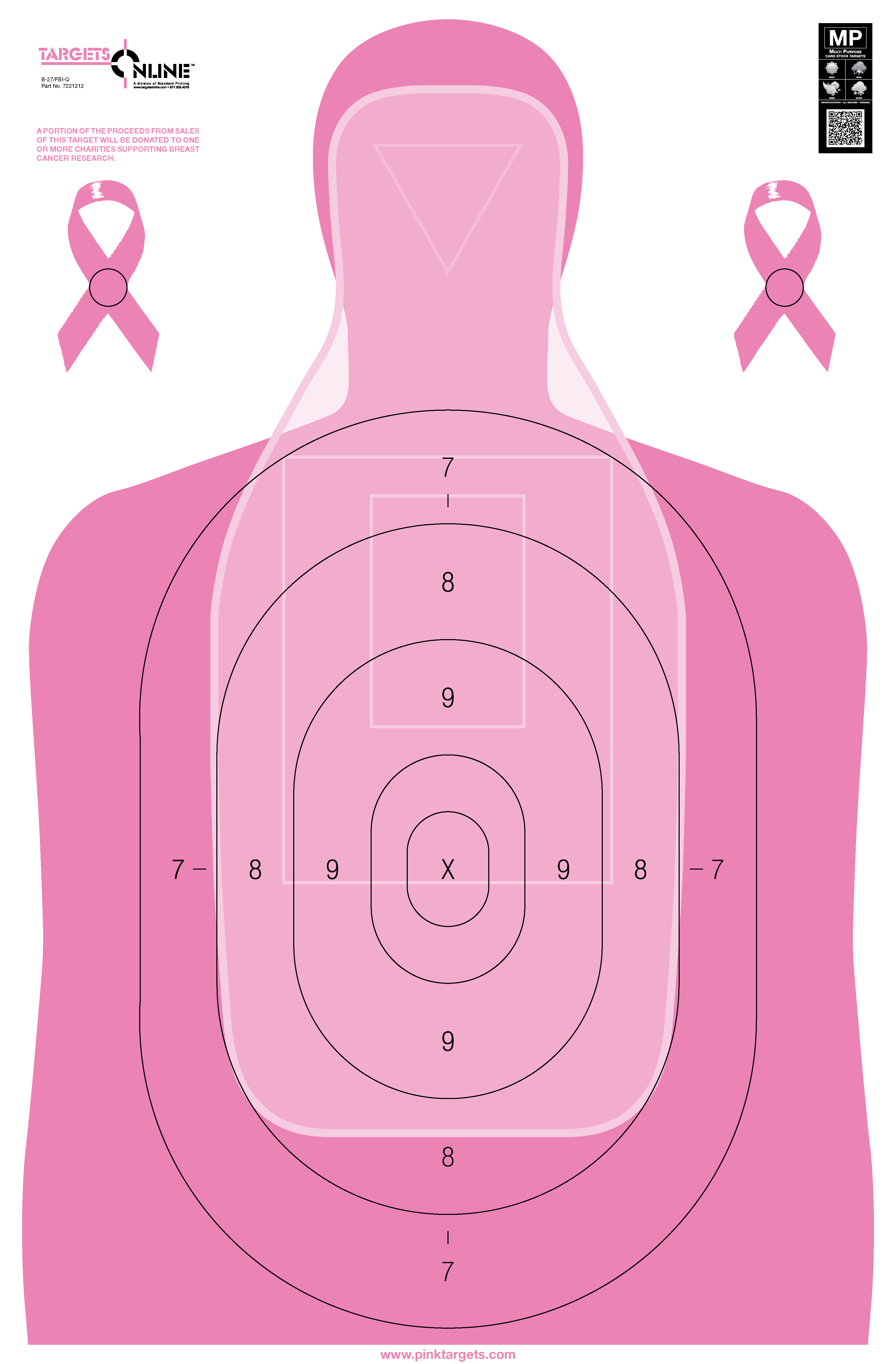 B-27/FBI-Q Pink - Paper B-27/FBI-Q Pink - Paper