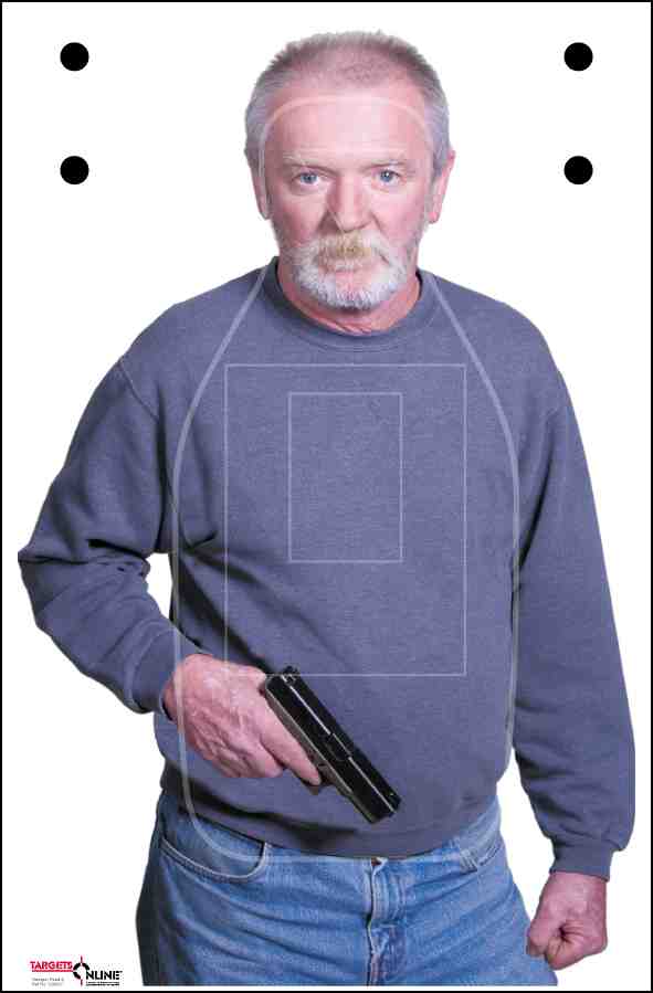 Handgun Threat 8 - Card Stock Handgun Threat 8 - Card Stock