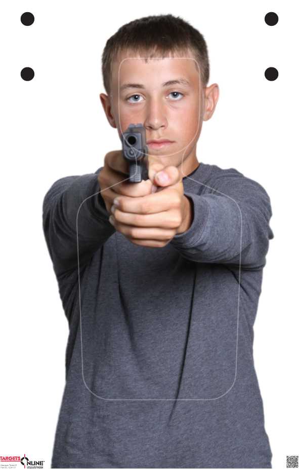 Handgun Threat 21 - Card Stock Handgun Threat 21 - Card Stock