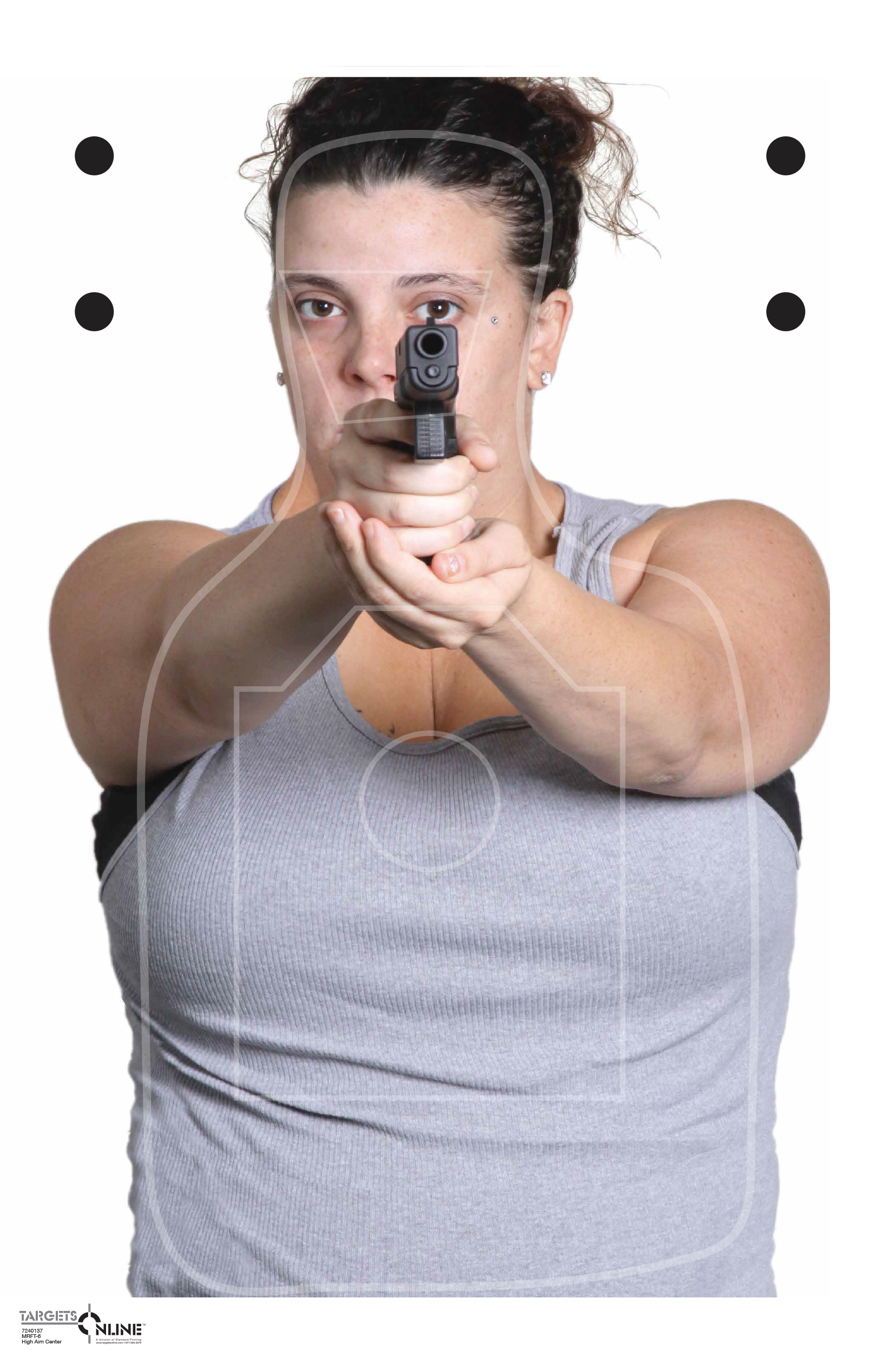 MRFT-6 High Aim Center - Card Stock MRFT-6 High Aim Center - Card Stock
