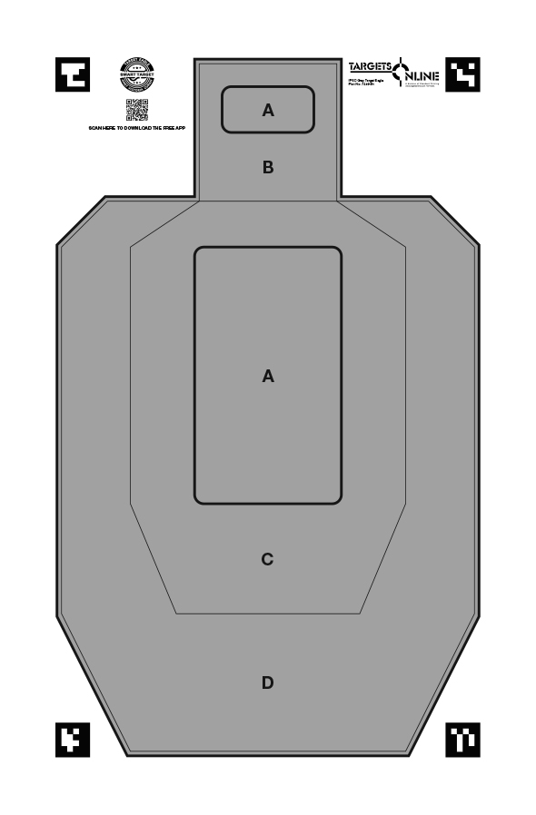 IPSC - GREY Target Eagle IPSC - GREY Target Eagle