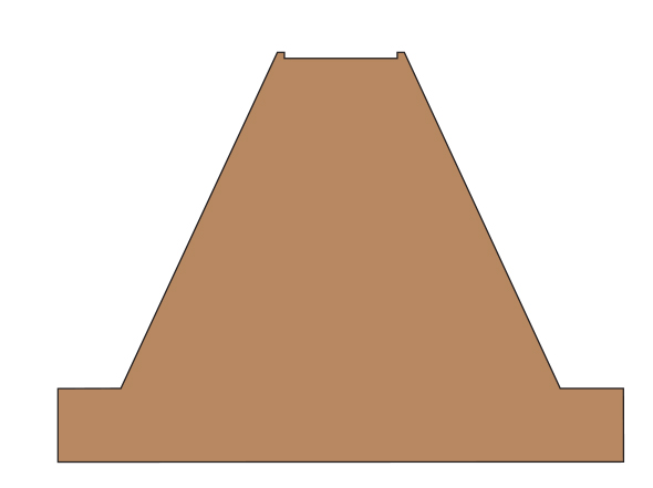 Delta Wing Hanger - Chipboard Delta Wing Hanger - Chipboard