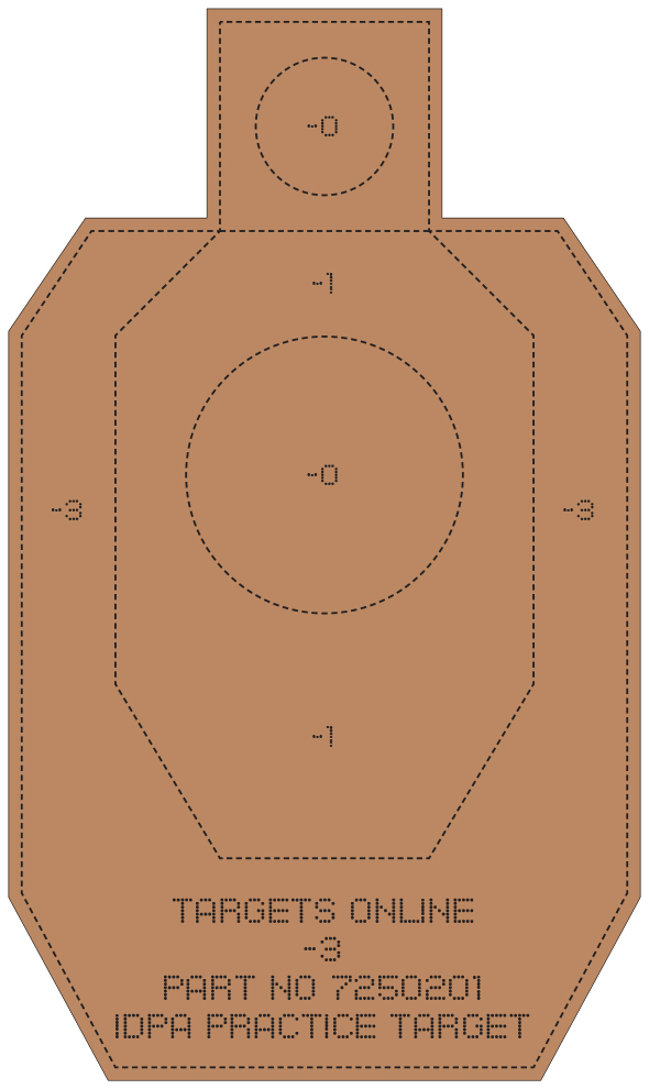 IDPA Practice Target IDPA Practice Target